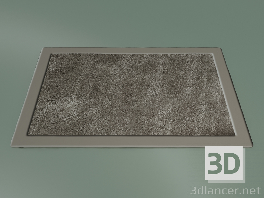 3D Modell Teppich Sonnenaufgang Rahmen (S93, Taube) - Vorschau