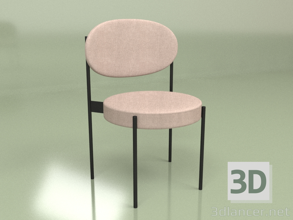 3D Modell Stuhl Arbol (rosa) - Vorschau