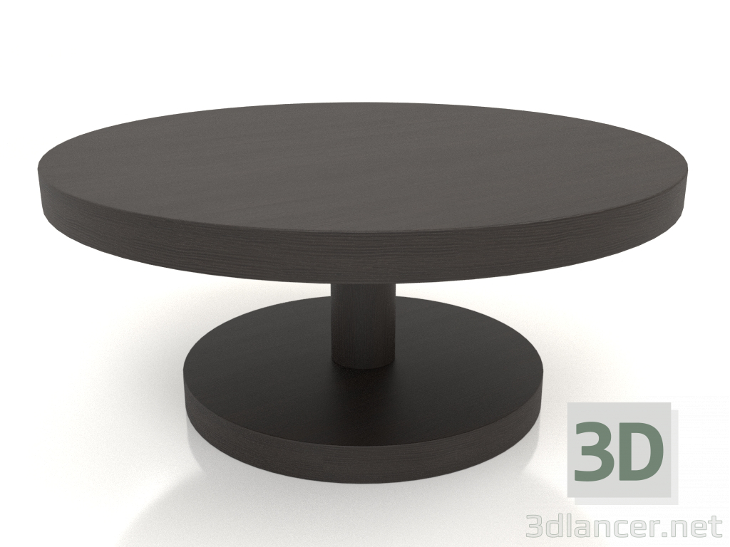 modello 3D Tavolino JT 022 (P=800x350, legno marrone scuro) - anteprima