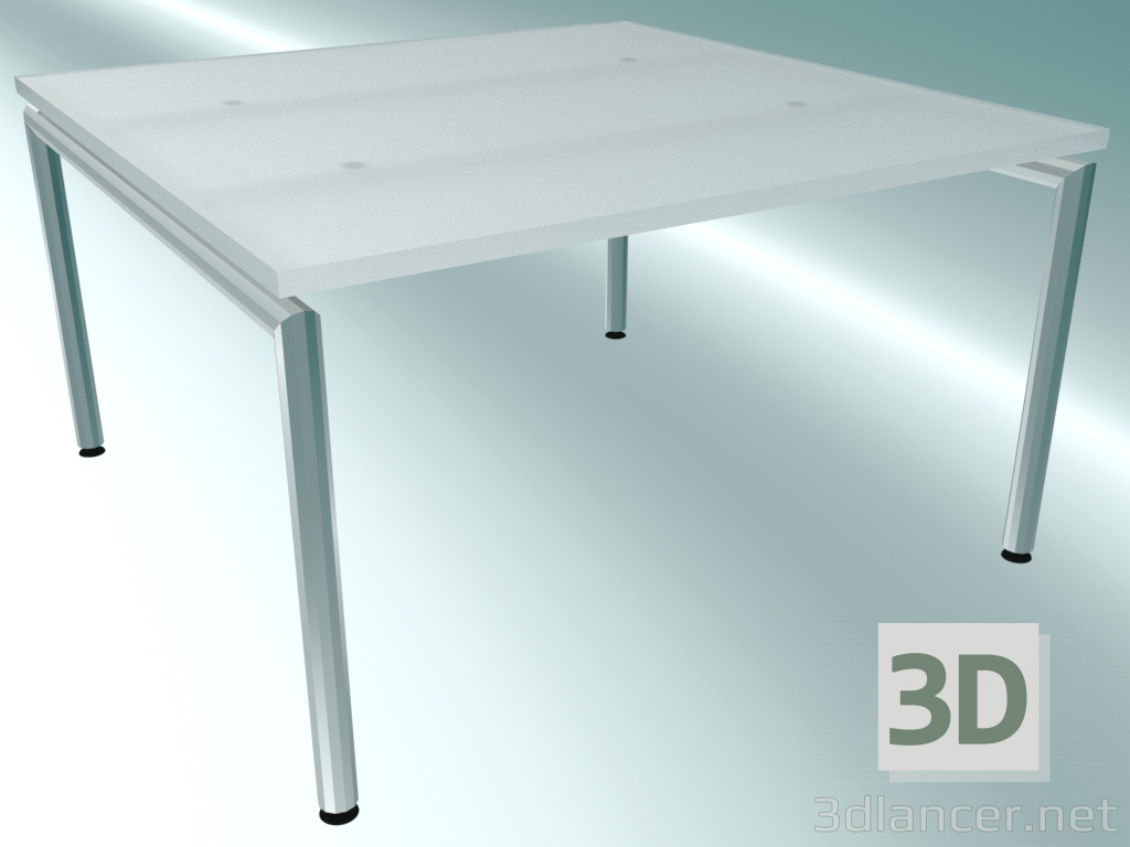 3D Modell Kleiner Tisch (S3, 800x460x800 mm) - Vorschau