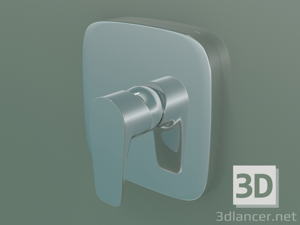 3D Modell Einhebel-Duschmischer (71765000) - Vorschau