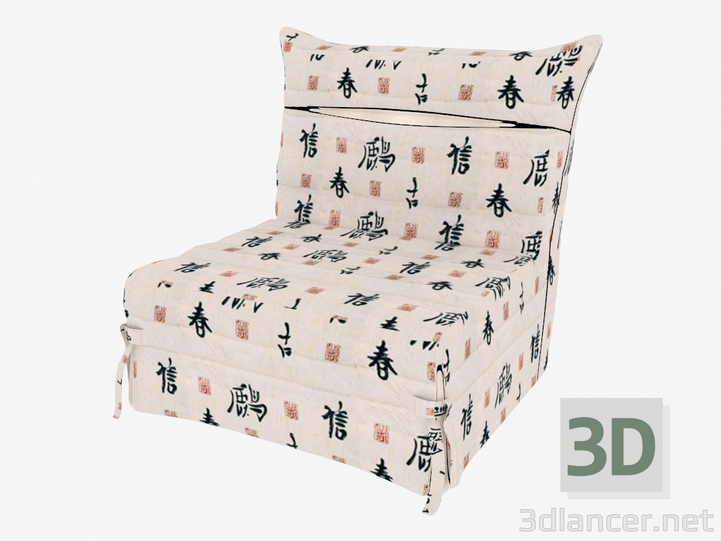 3D Modell Sessel Delta - Vorschau