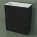 3D modeli Ayaklı lavabo (03R146101, Nero Assoluto M03, L 72, P 36, H 85 cm) - önizleme