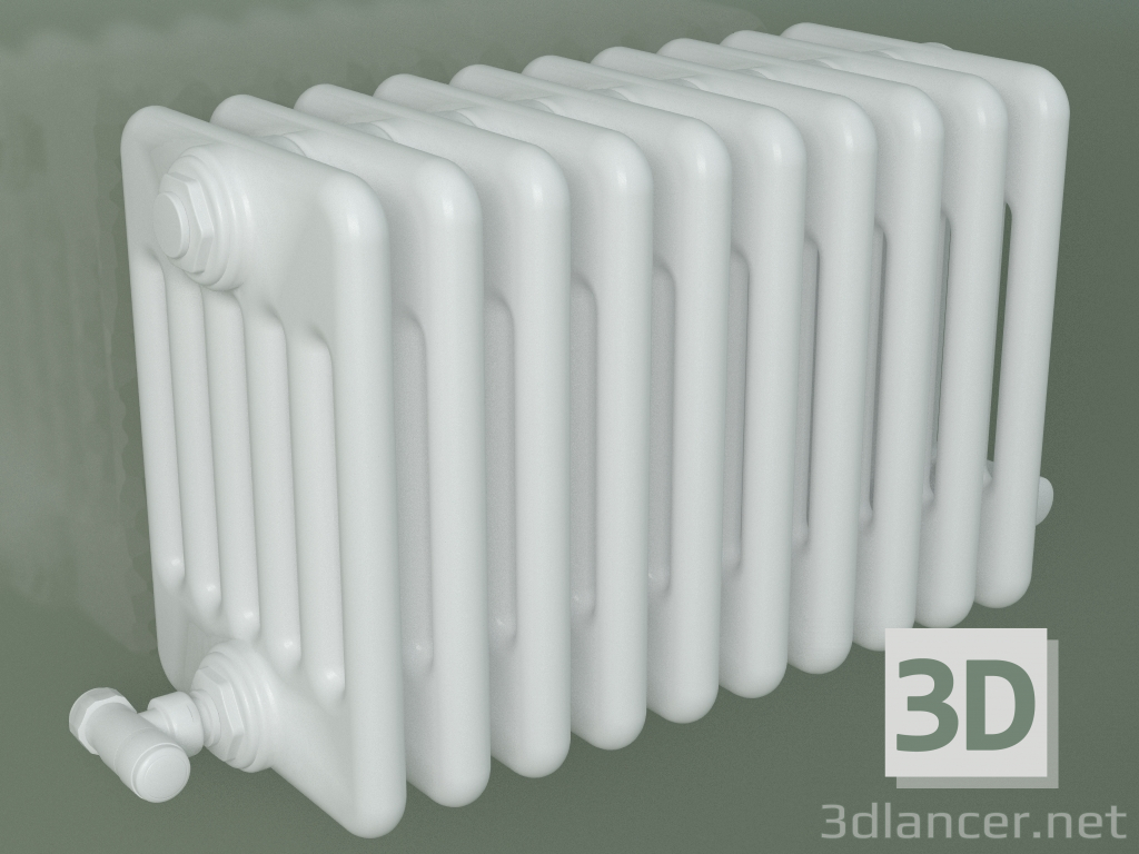 3D Modell Rohrkühler PILON (S4H 6 H302 10EL, weiß) - Vorschau