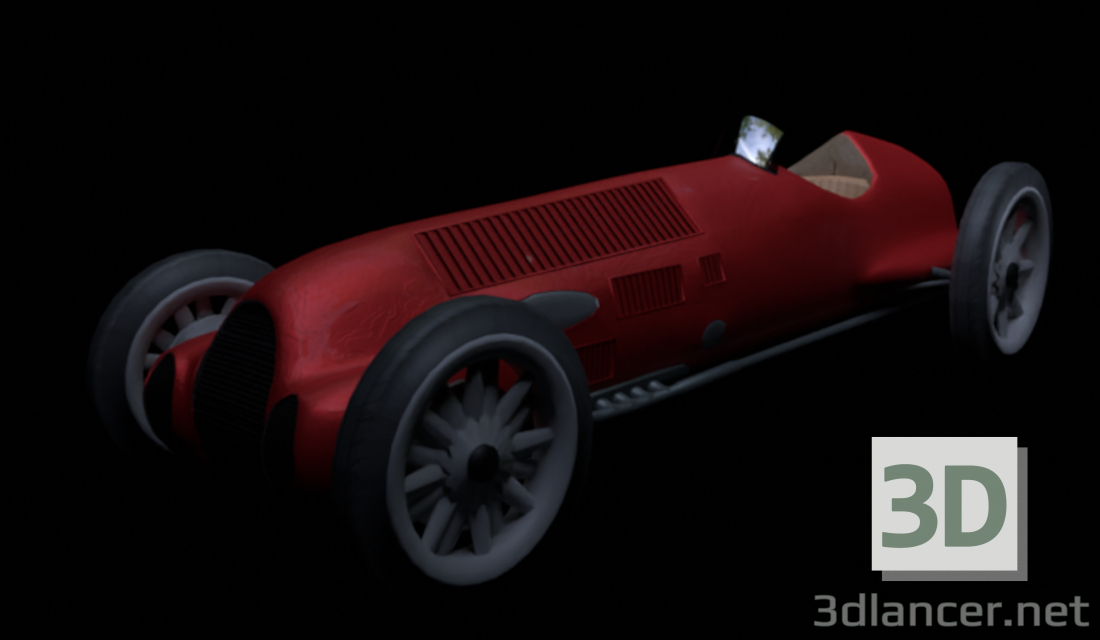 modèle 3D de Vieille voiture acheter - rendu