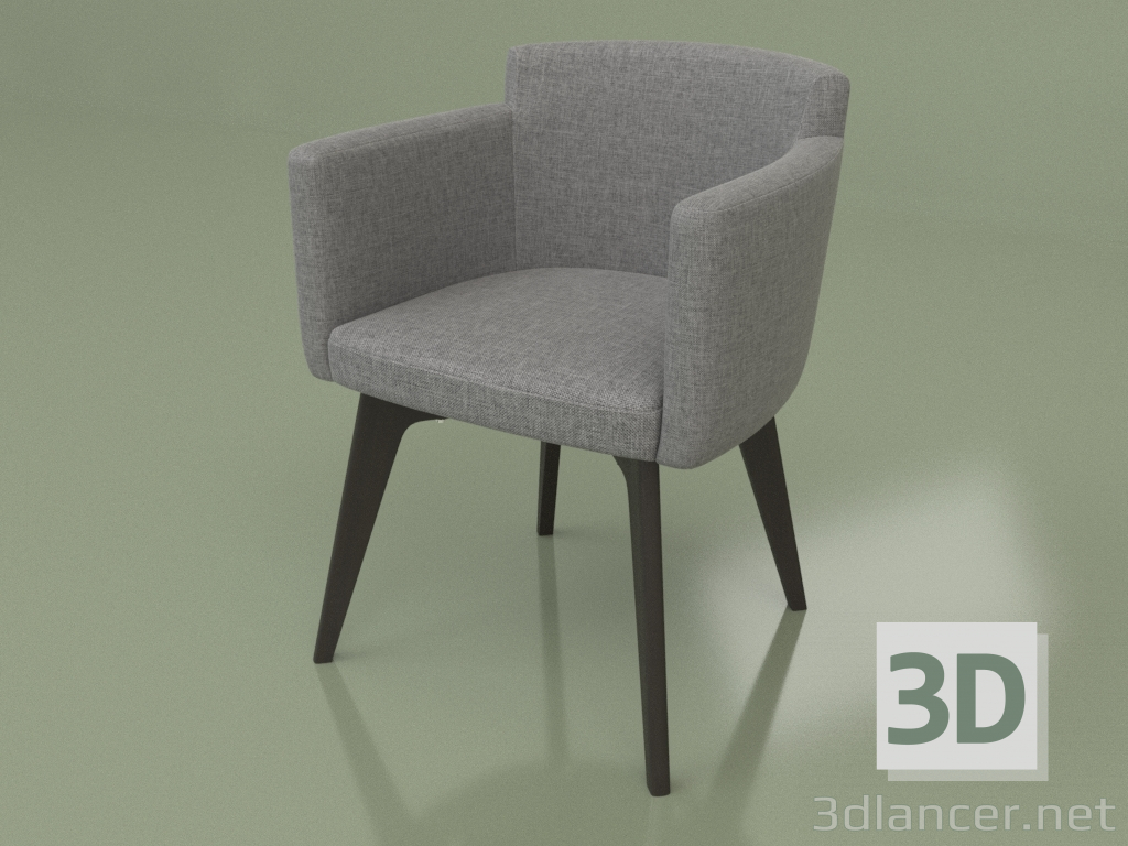 3D modeli Sandalye Wien (Wenge) - önizleme
