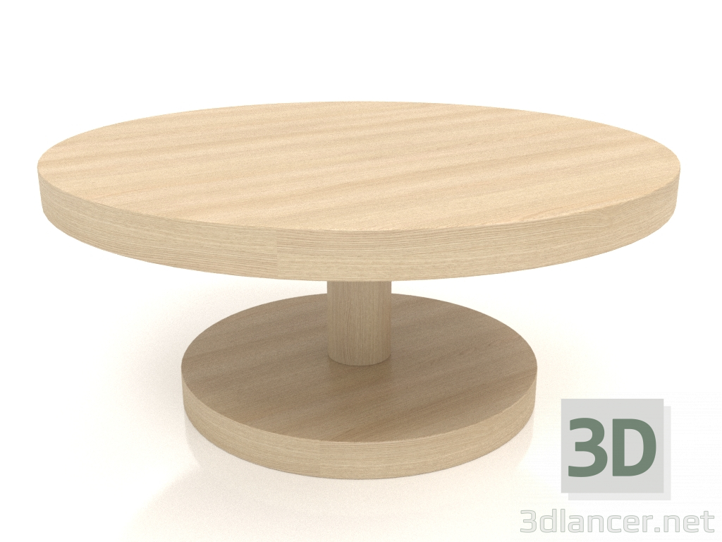 3d модель Стол журнальный JT 022 (D=800x350, wood white) – превью