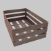 3d wooden box model buy - render