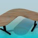 3D Modell Eckiger Tisch - Vorschau