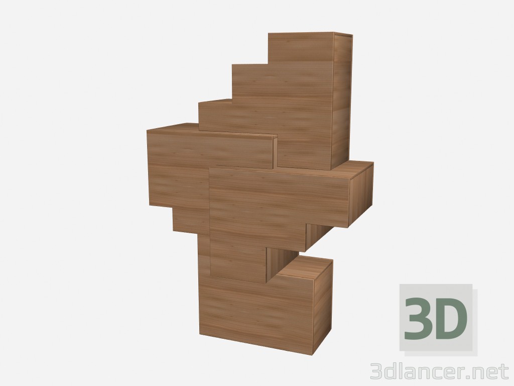 3D modeli Bar sistemi 2 - önizleme