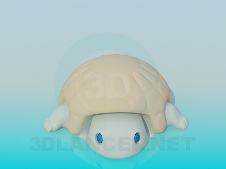 3d model toy tortuga - vista previa