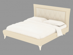 cama de casal com couro LTTOD2-207 guarnição