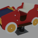 3D Modell Schaukelstuhl eines Kinderspielplatzes Cabrio (6113) - Vorschau