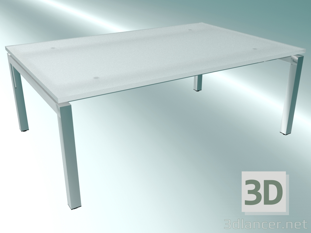 3D Modell Mittlerer Tisch (SN2, 1200x460x800 mm) - Vorschau