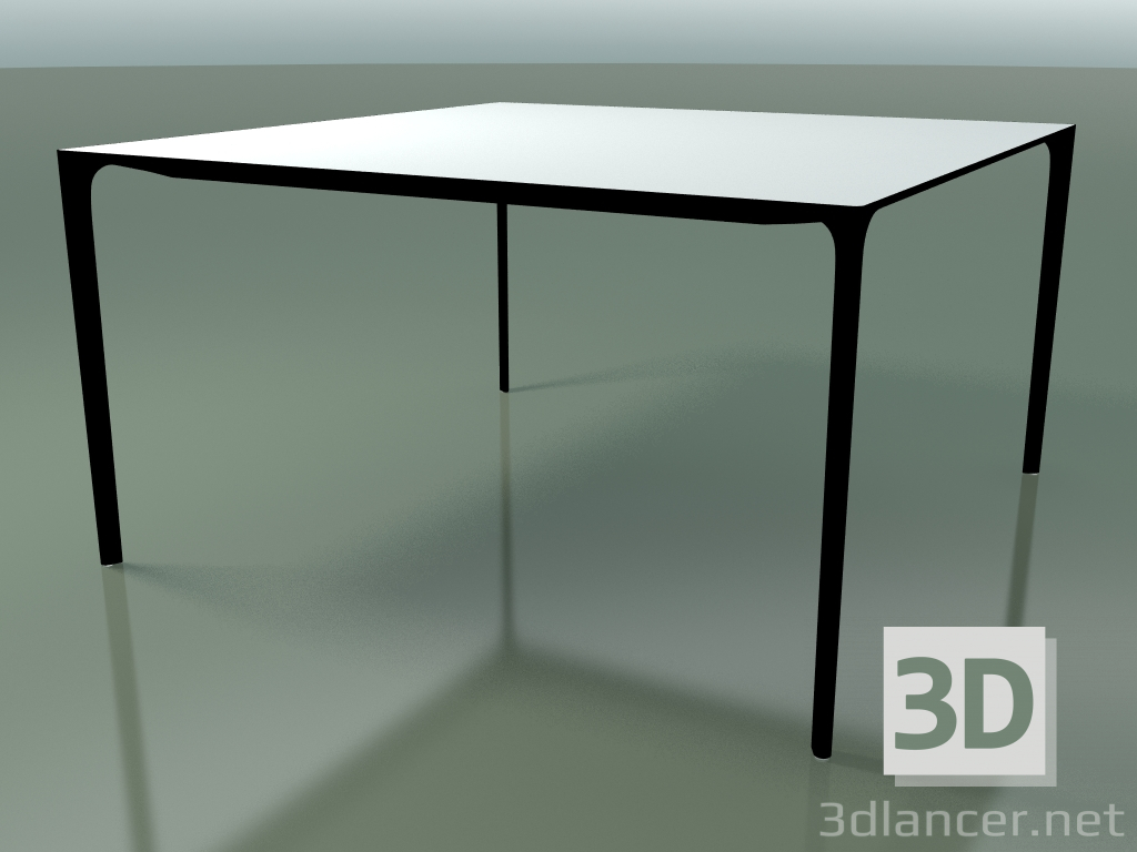 modello 3D Tavolo quadrato 0807 (H 74 - 137x137 cm, laminato Fenix F01, V39) - anteprima