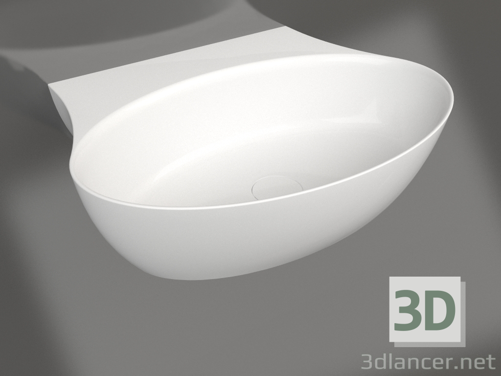 3D modeli Duvara monte lavabo ALDA WALL 01 - önizleme