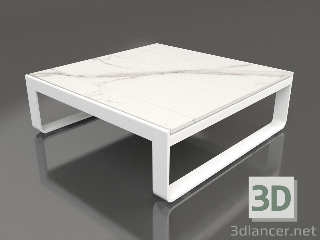 3 डी मॉडल कॉफ़ी टेबल 90 (डेकटन ऑरा, सफ़ेद) - पूर्वावलोकन
