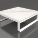 modello 3D Tavolino 90 (DEKTON Aura, Bianco) - anteprima