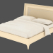 3D modeli Çift kişilik yatak LTTOD3F-177 - önizleme