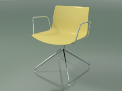 Cadeira 2054 (giratória, com braços, LU1, polipropileno PO00415)
