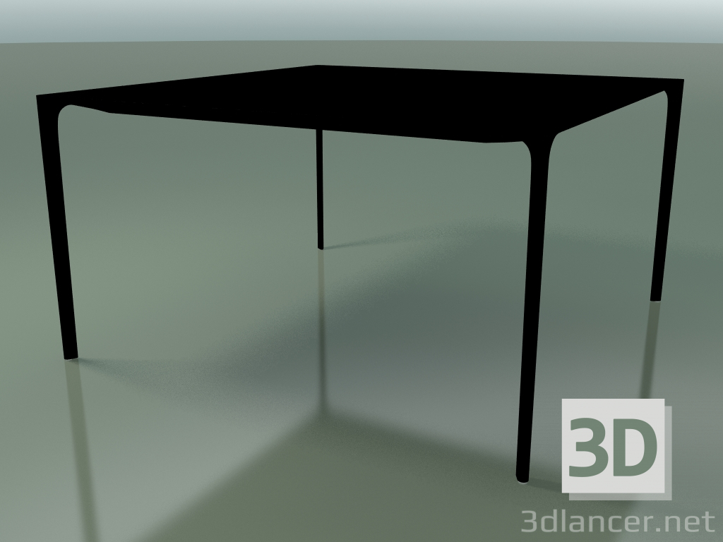 3D Modell Quadratischer Tisch 0807 (H 74 - 137 x 137 cm, Laminat Fenix F02, V39) - Vorschau