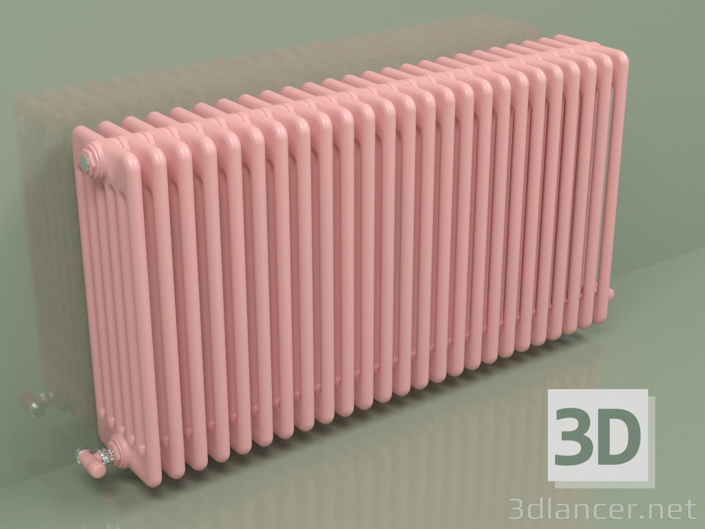 3d модель Радиатор TESI 6 (H 600 25EL, Pink - RAL 3015) – превью