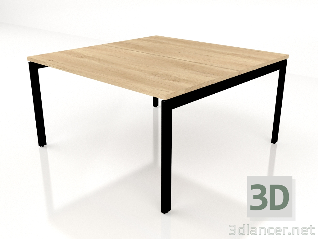 modèle 3D Table de travail Ogi U Banc BOU44 (1400x1410) - preview