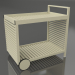 3d model Serving trolley (Gold) - preview