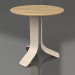 3 डी मॉडल कॉफ़ी टेबल Ø50 (रेत, इरोको लकड़ी) - पूर्वावलोकन