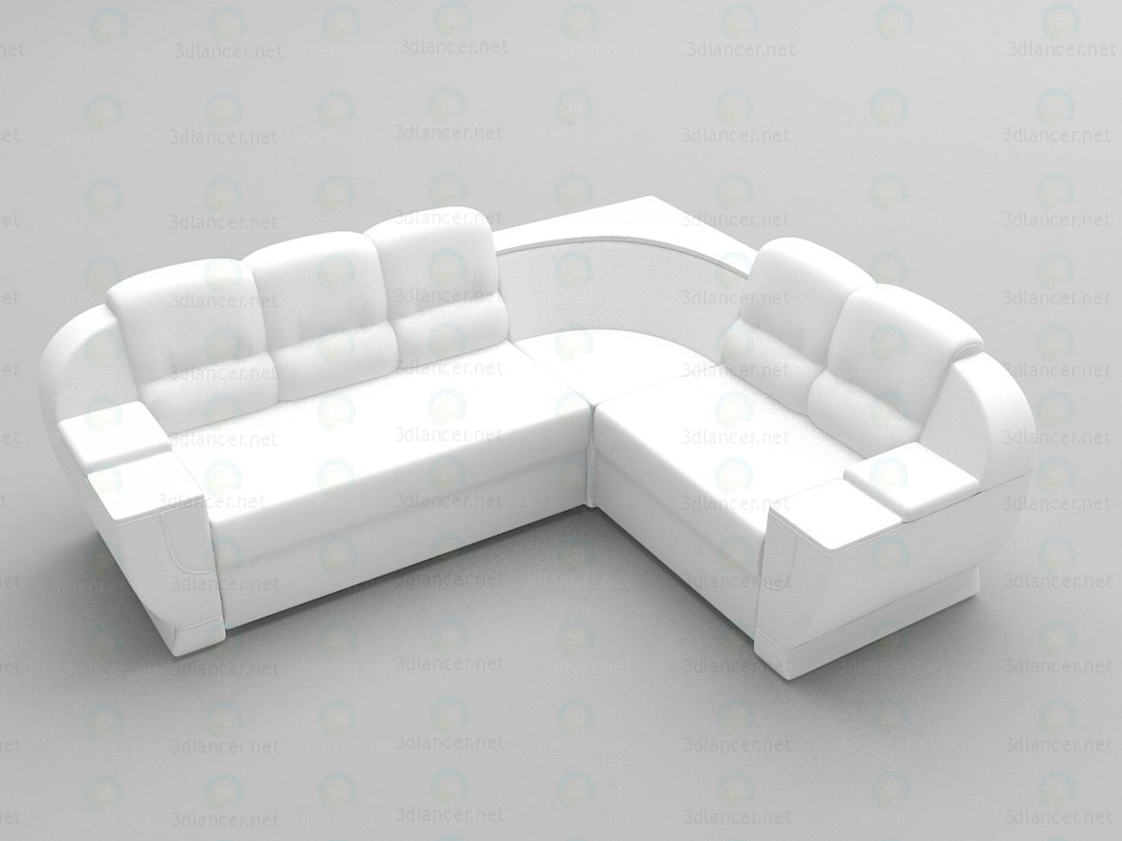 modello 3D Diamante divano - anteprima