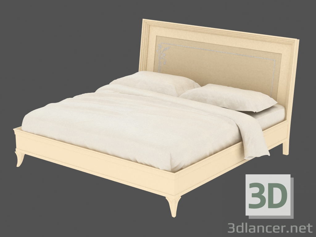 3d модель Ліжко двоспальне LTTOD3F-197 – превью
