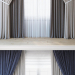 3d Economical curtains | a set of curtains for an interior designer model buy - render