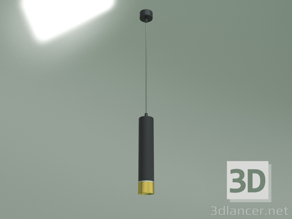 3d модель Подвесной светильник DLN107 GU10 (черный-золото) – превью
