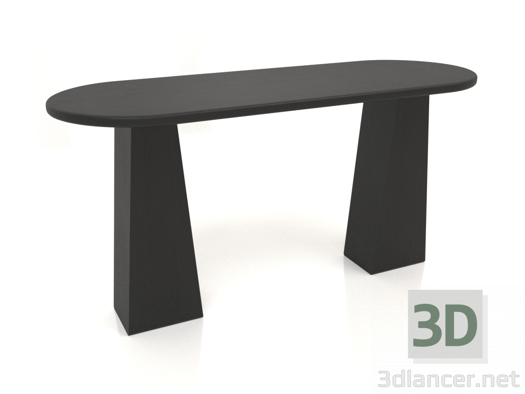 modello 3D Consolle KT 09 (1400x500x700, legno nero) - anteprima