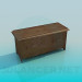 3d model Chest of drawers without handles - preview