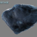 3d Icy Asteroid model buy - render