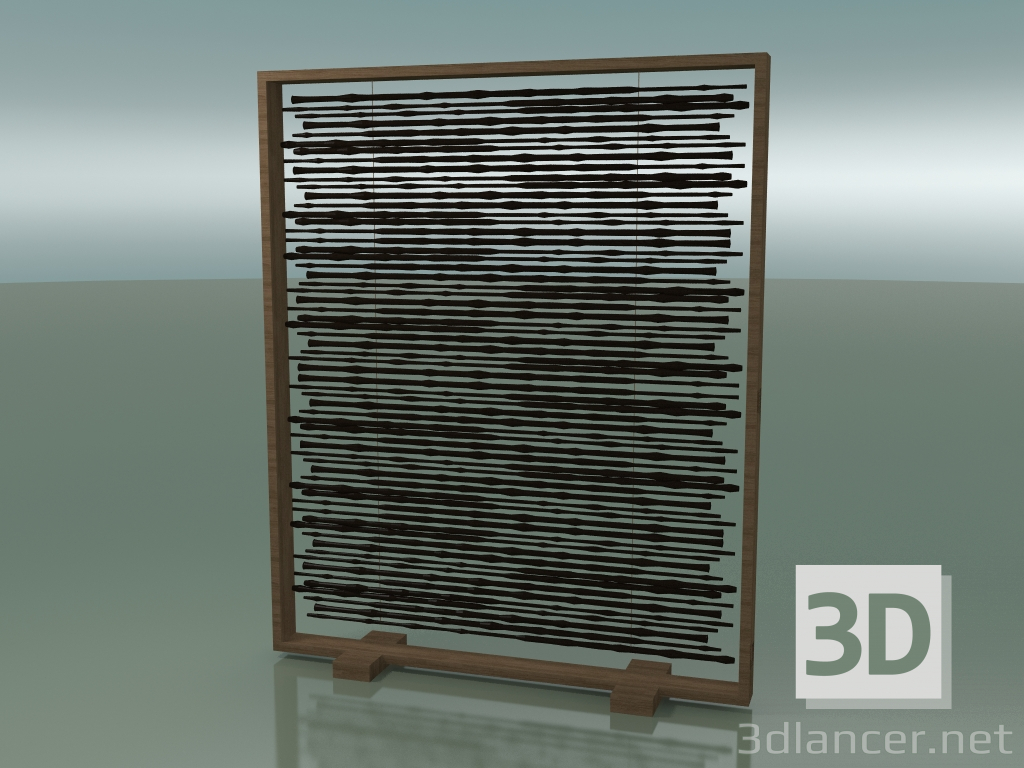3D Modell Trennwand Bambus (199, natürlich) - Vorschau