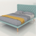 3d model Bed Bohemia 160x200 (turquoise) - preview