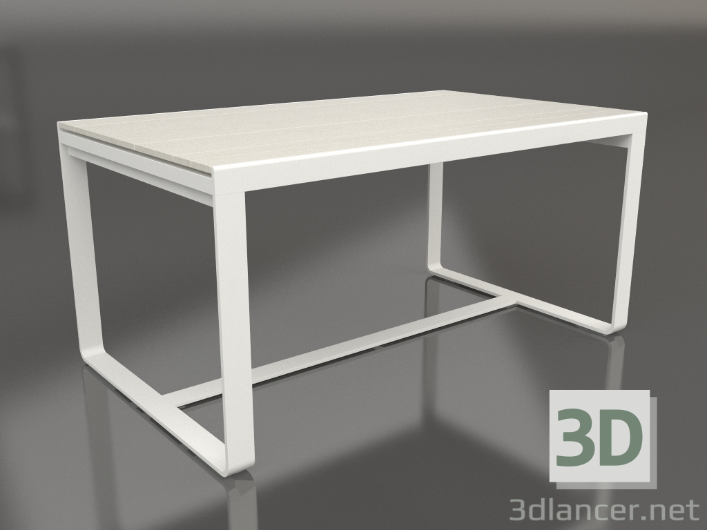 modello 3D Tavolo da pranzo 150 (DEKTON Danae, Grigio agata) - anteprima