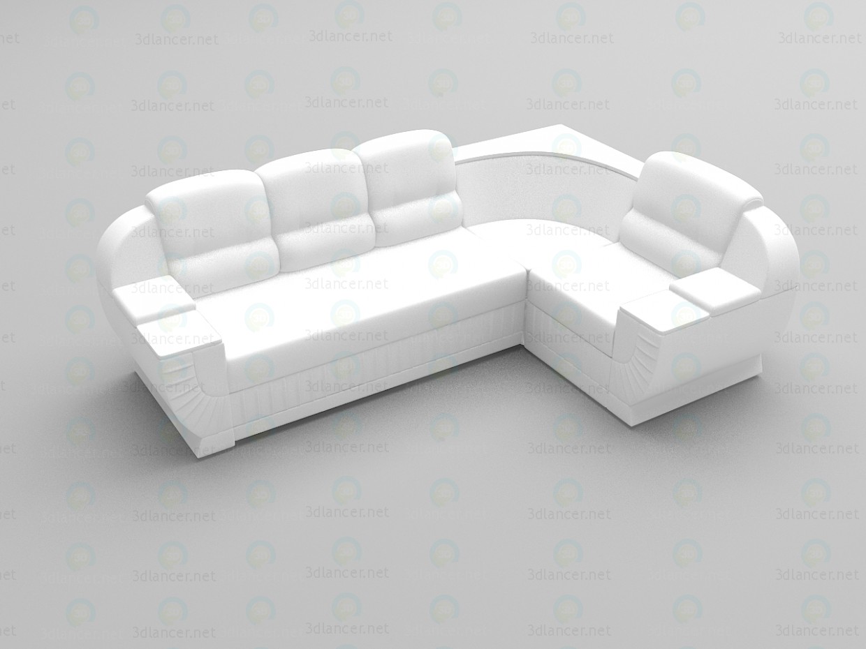 3d модель Угловой диван Даймонд 2 – превью