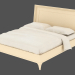 3D modeli Çift kişilik yatak LTTOD3L-177 - önizleme