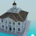 3D Modell Bau des Hauses der Kultur - Vorschau