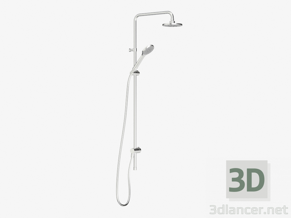 modello 3D Set doccia Cera Shower System S5 - anteprima
