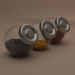 3D Baharat kavanozları raitan ikea modeli satın - render