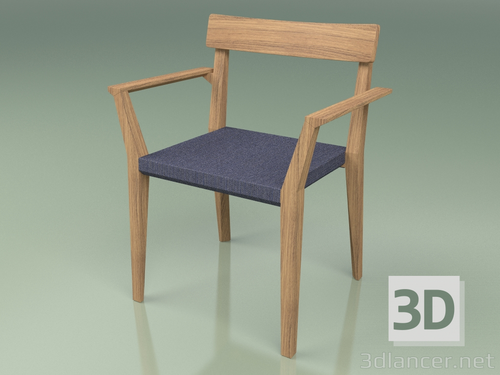 3D Modell Stuhl 172 (Batyline-Blau) - Vorschau