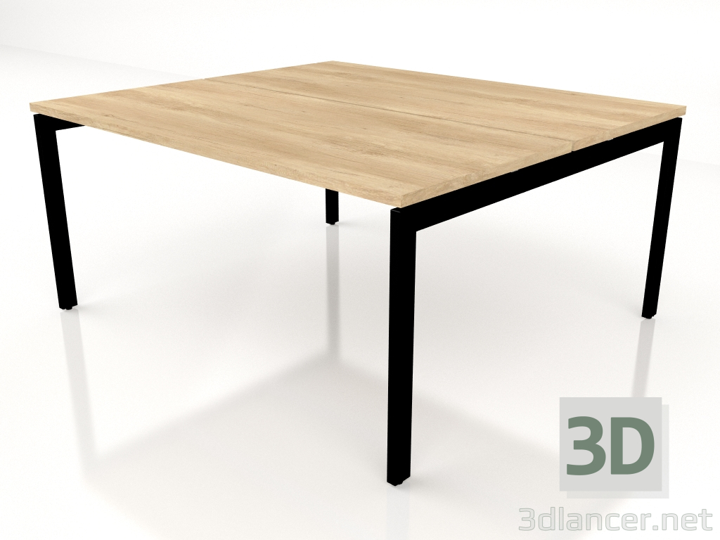 modèle 3D Table de travail Ogi U Banc BOU46 (1600x1410) - preview