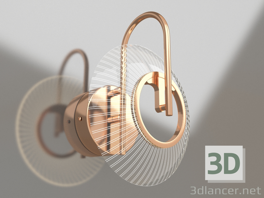 modello 3D Applique Rayma oro (08051.33) - anteprima
