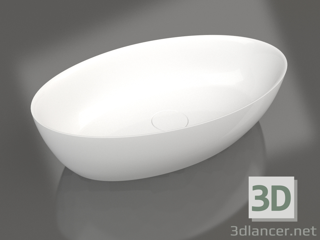 3D modeli Tezgah üstü lavabo ALDA 01 - önizleme