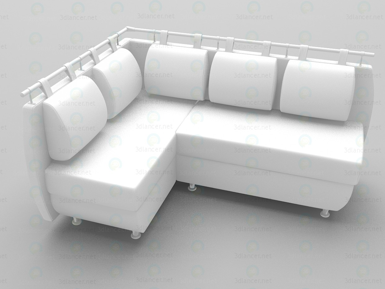 3d модель Кутовий диван Джулія – превью