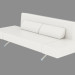 3d model sofás de cuero doble Flexus (opción 1) - vista previa